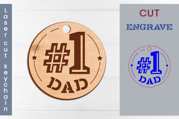 Fathers_Day_Keychain_Laser_Engraving