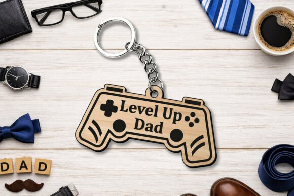Laser_SVG_Level_Dad_Father_Day_Keychan